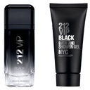 CAROLINA HERRERA 212 VIP BLACK SET EDP 100ML + SHOWER GEL 100ML