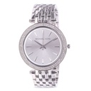 MICHAEL KORS Darci Silver Dial Pave Bezel Ladies Watch MK3190