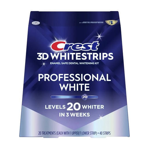 Crest 3D White Professional Teeth Whitening Strips kit - 20 Treatments