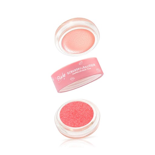 Rude Scrubski & Balmer Lip Exfoliator and Lip Balm (Grapefruit)