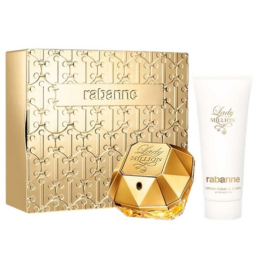 Lady Million Set 80ML EDP + 100ML Body Lotion By Paco Rabanne Eau de Parfum Set