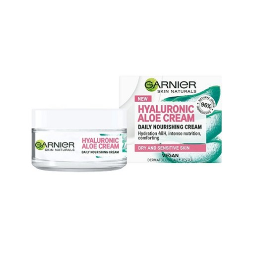 جارنير كريم مرطب للبشرة Garnier Hyaluronic Aloe Cream