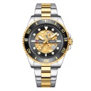 Curren Men Watch 8412 silver gold black