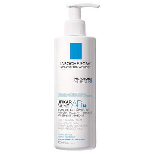 La Roche Posay Lipikar Baume Lotion AP+m For Ezcema Skin, Safe for Babies, 400 ML كريم ليبيكار باوما الإصلاح الثلاثي أب+