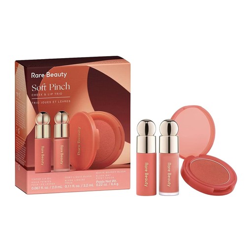 Rare Beauty Soft Pinch Cheek & Lip Trio - Matte Blush, Mini Liquid Blush and Mini Tinted Lip Oil | رير بيوتي مجموعة سوفت
