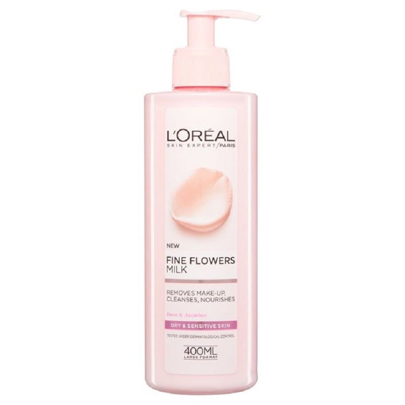 LOREAL FINE FLOWER MILK 400ML