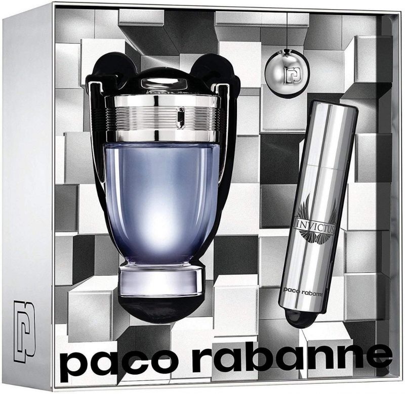 Paco Rabanne Invictus For Men EDT 100ML + MINI 10ML