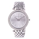 Michael Kors Darci Silver Dial Pave Bezel Ladies Watch MK3190