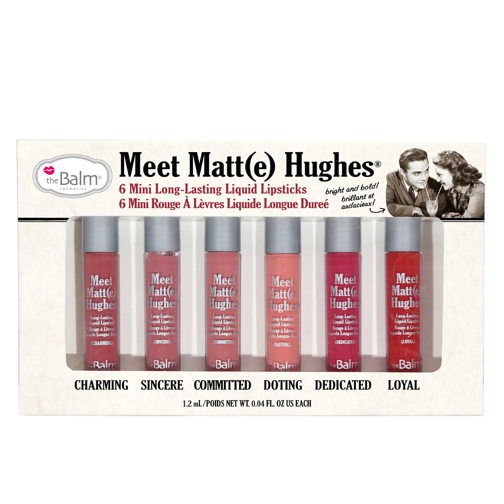 The Balm -  Meet Matte Hughes 6 Mini Long Lasting Liquid Lipstick V1