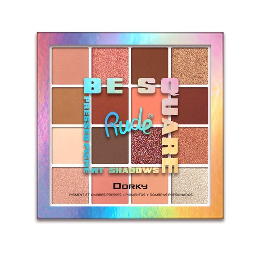 Rude Be Square Pressed Pigments & Shadows - Dorky
