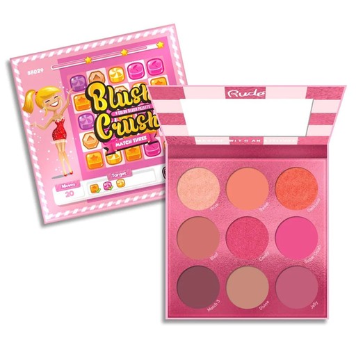 Rude Blush & Crush 9 Color Blush Palette - Match Three
