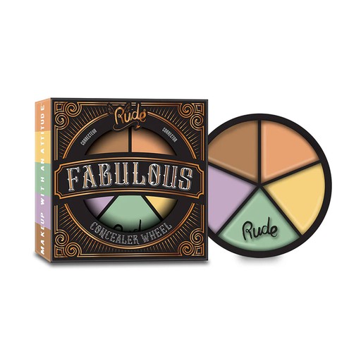 Rude Fabulous Concealer Wheel - Corrector