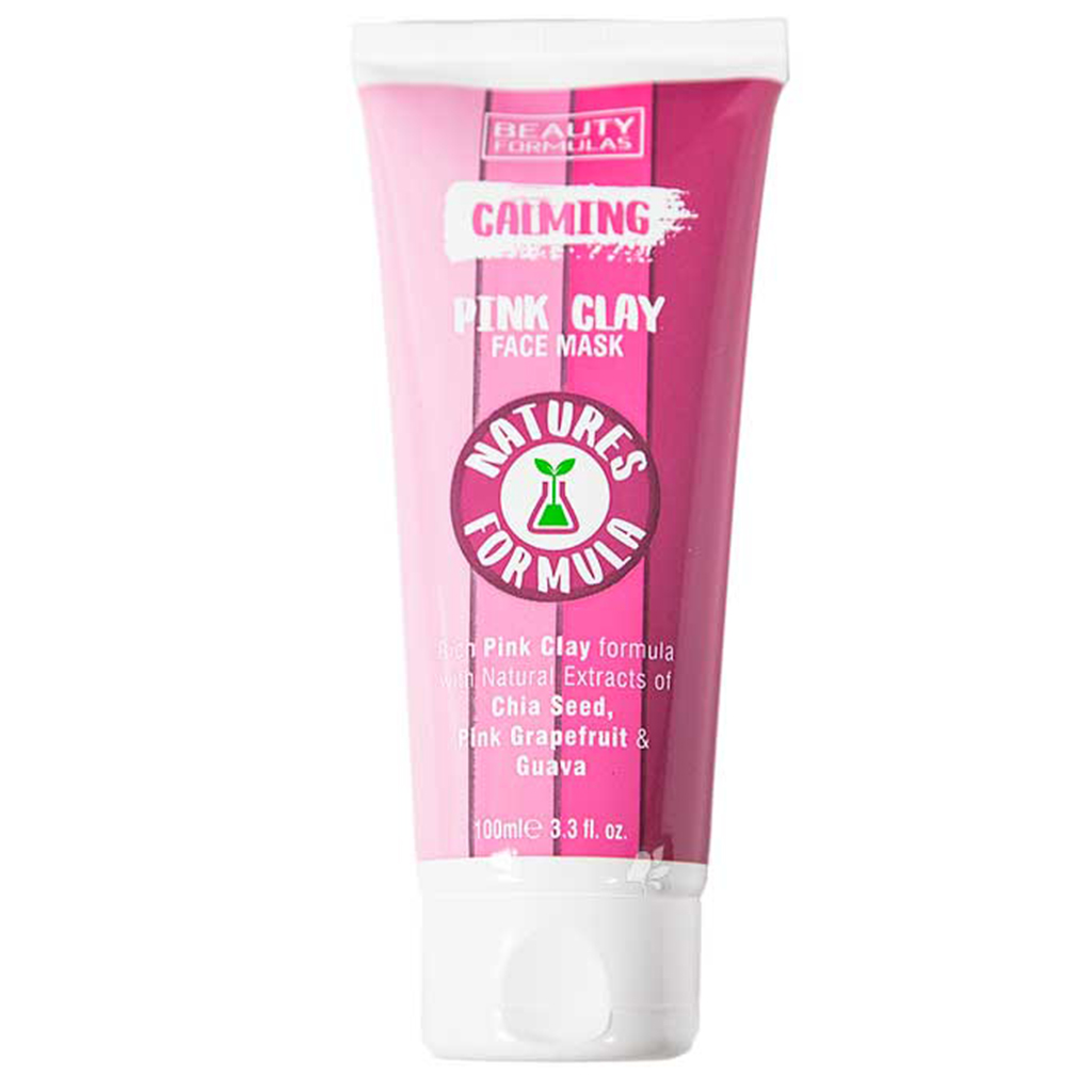 Beauty Formulas Nature's Formula Calming Pink Clay Face Mask 100ml