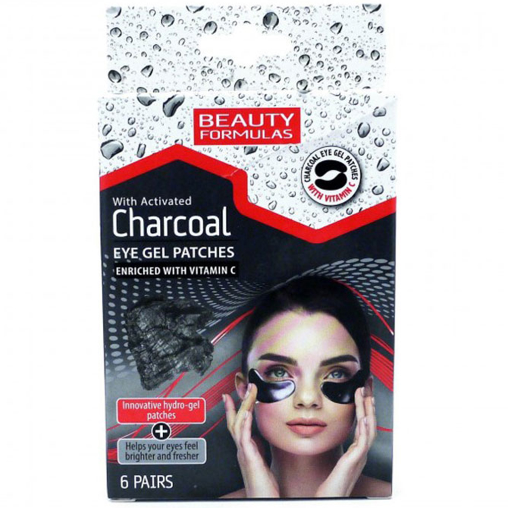 Beauty Formulas Charcoal Eye Gel Patches (6 pairs)