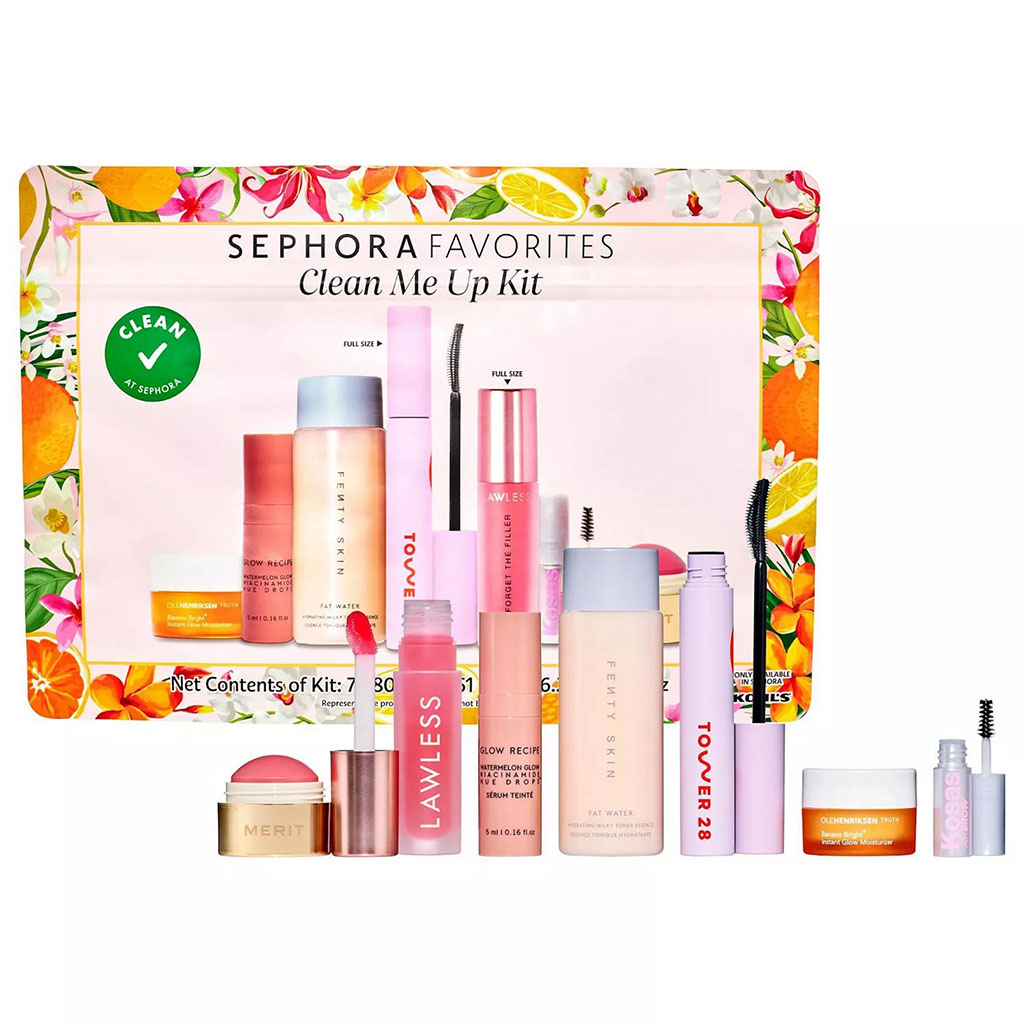 Sephora Favorites Clean Me Up Makeup and Skincare Value Set
