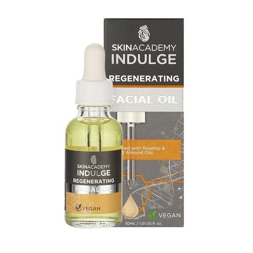 Skin Academy Indulge Regenerating Facial Oil Rosehip & Sweet Almond 30ml