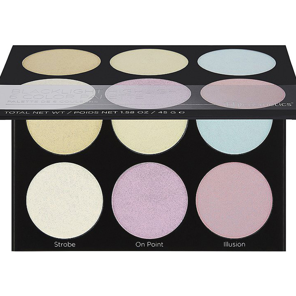 bh cosmetics Blacklight Highlight - 6 Color Palette