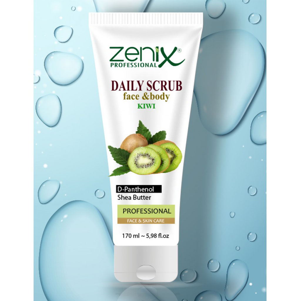 ZENIX DAILY SCRUB FACE AND BODY KIWI 170 ML