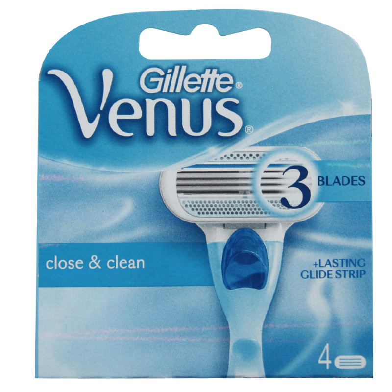 Gillette Venus Smooth razor blades, pack of 4