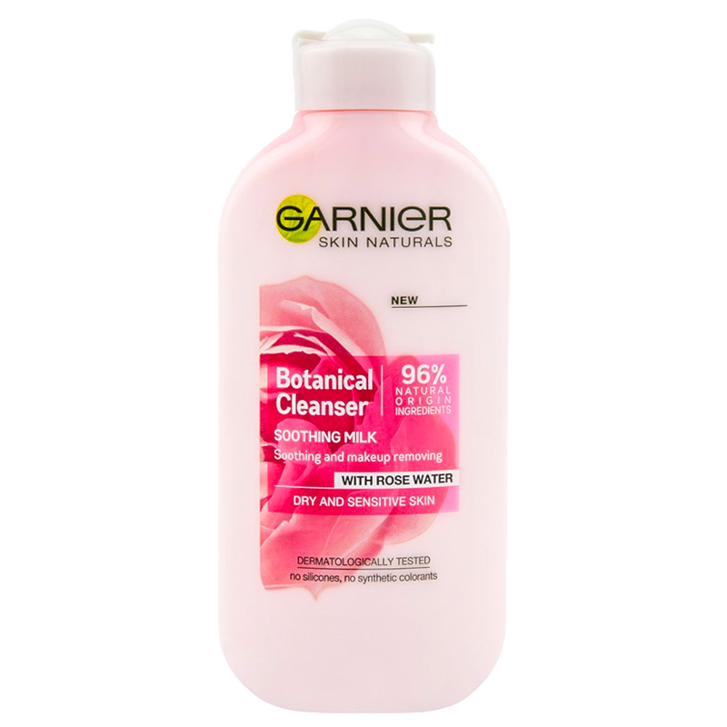 GARNIER SKIN NATURALS MAKEUP REMOVER Naturals Essentials WITH ROSE WATER 200ML