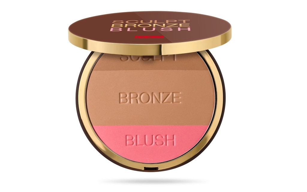 PUPA SCULPT BRONZE BLUSH ALL IN ONE COMPACT POWDER