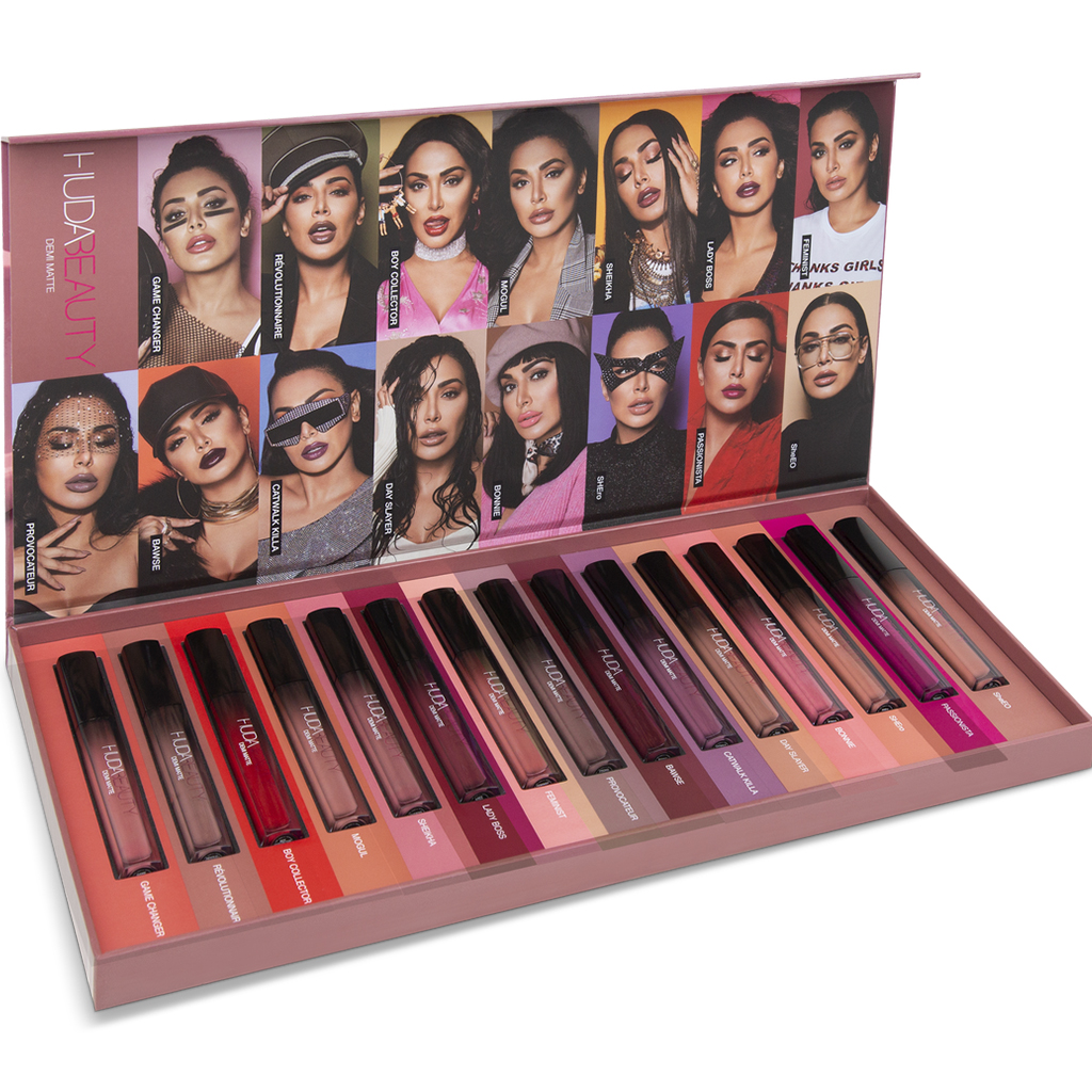 HUDA BEAUTY Demi Matte Lip Gloss Palette