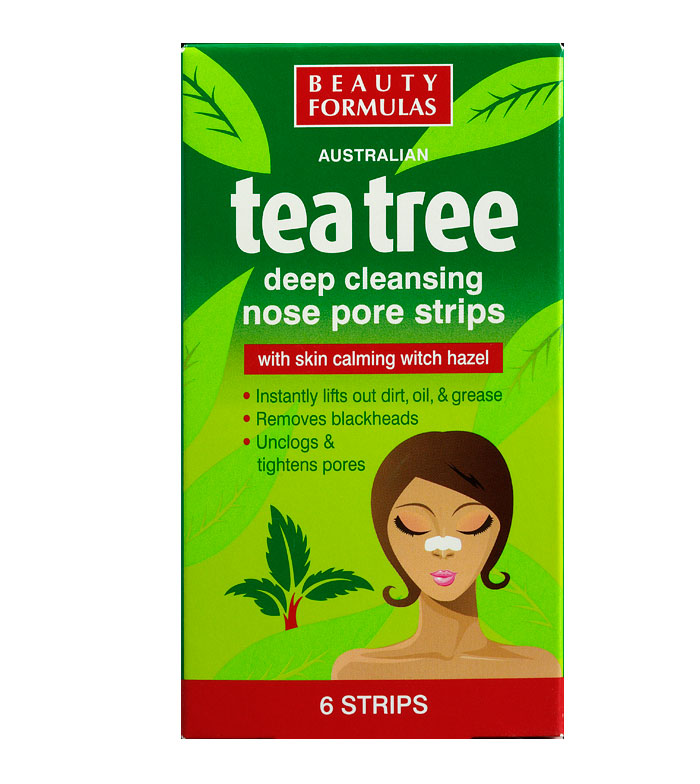 Beauty Formulas - Cleansing Nose Pore Strips Tea Tree