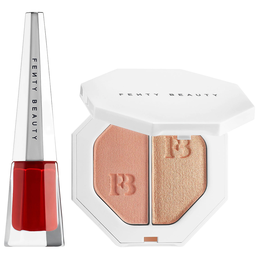 FENTY BEAUTY BY RIHANNA - Stunna New Year Highlighter + Lip Set