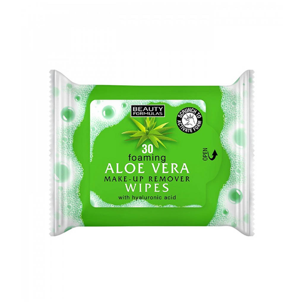 Beauty Formulas - Cleansing wipes with aloe vera