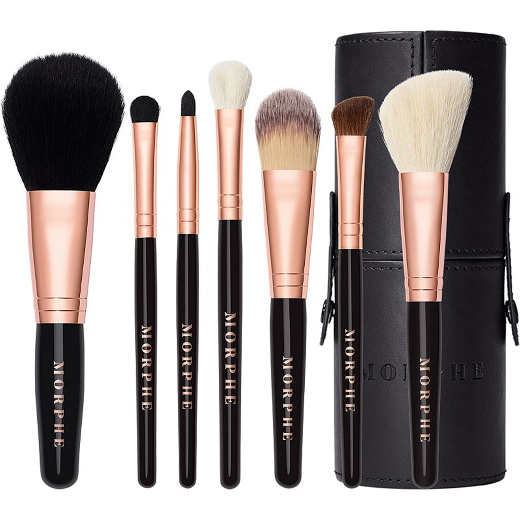 MORPHE ROSE BAES ROSE GOLD VACAY BRUSH COLLECTION 7 Piece