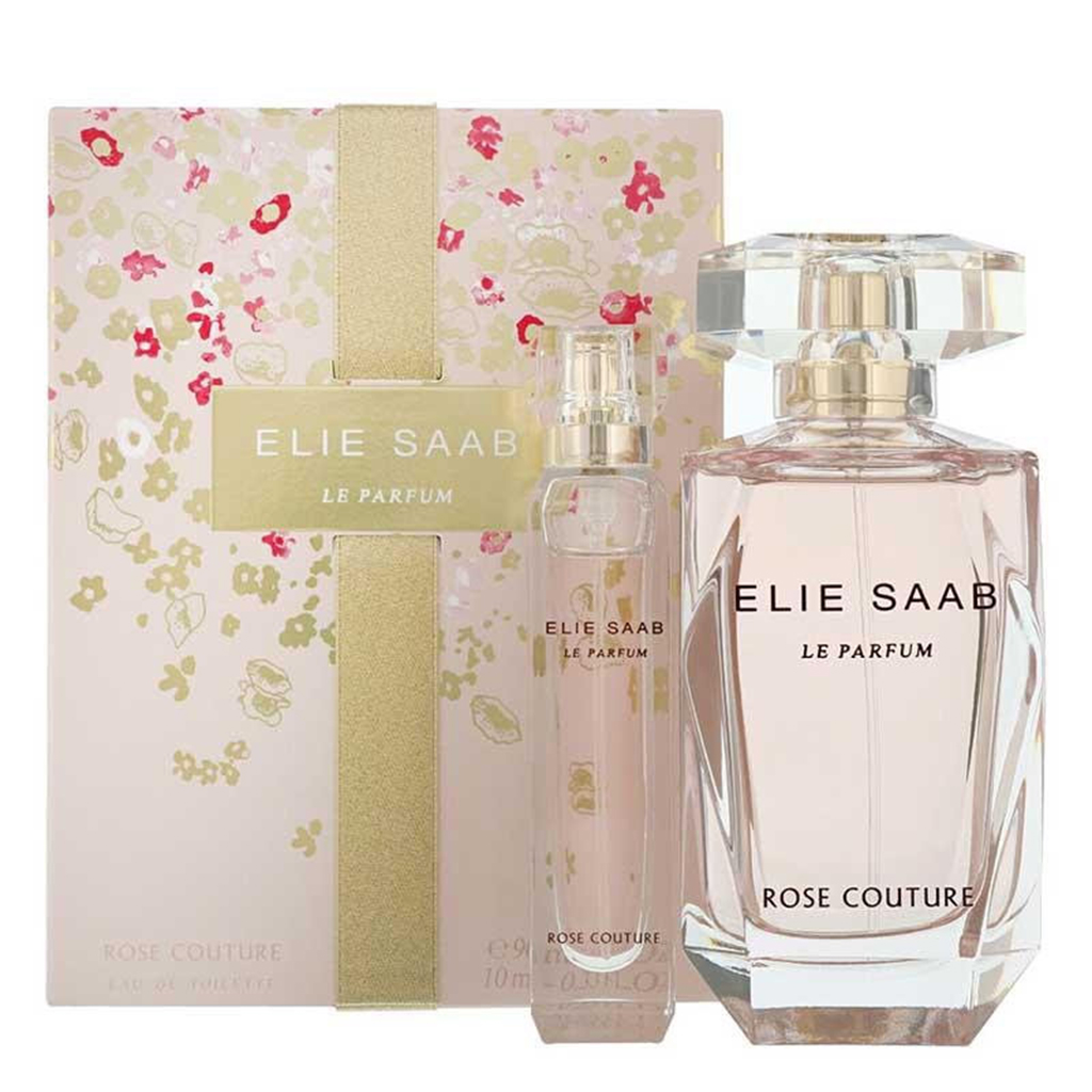 ELIE SAAB LE PARFUM ROSE COUTURE SET 90ML EDT + 10ML EDT