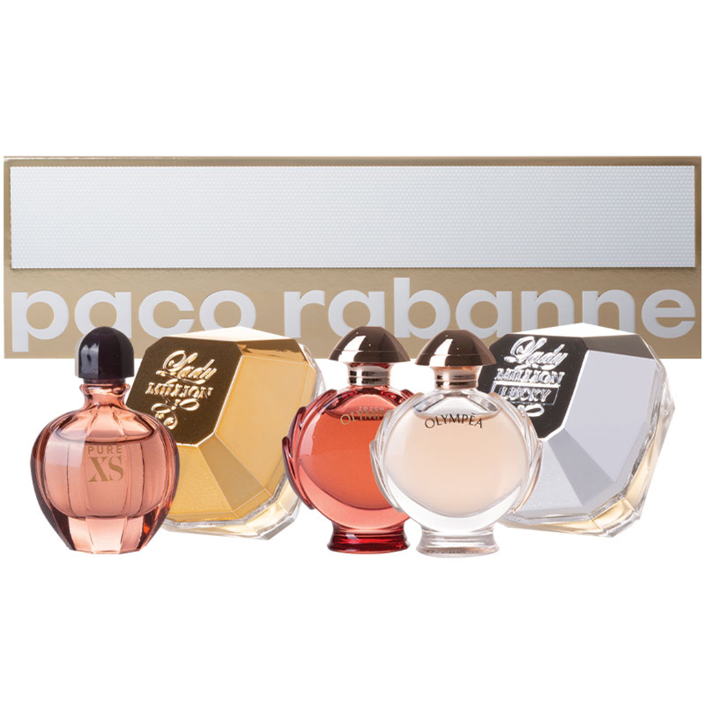 PACO RABANNE LADIES 5 PIECE MINIATURE SET