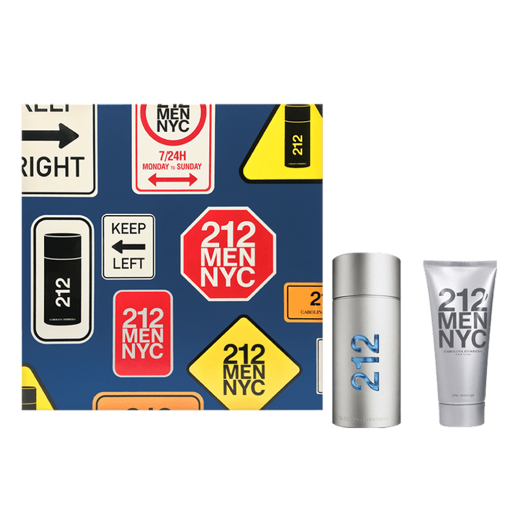 Carolina Herrera 212 MEN NYC SET 100ML EDT + AFTER SHAVE 100ML