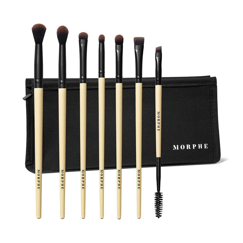 Morphe Earth To Babe 7-Piece Bamboo Eye Brush Set