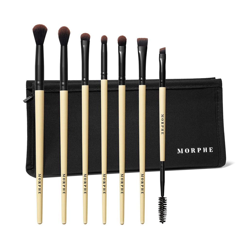 Morphe Earth To Babe 7-Piece Bamboo Eye Brush Set