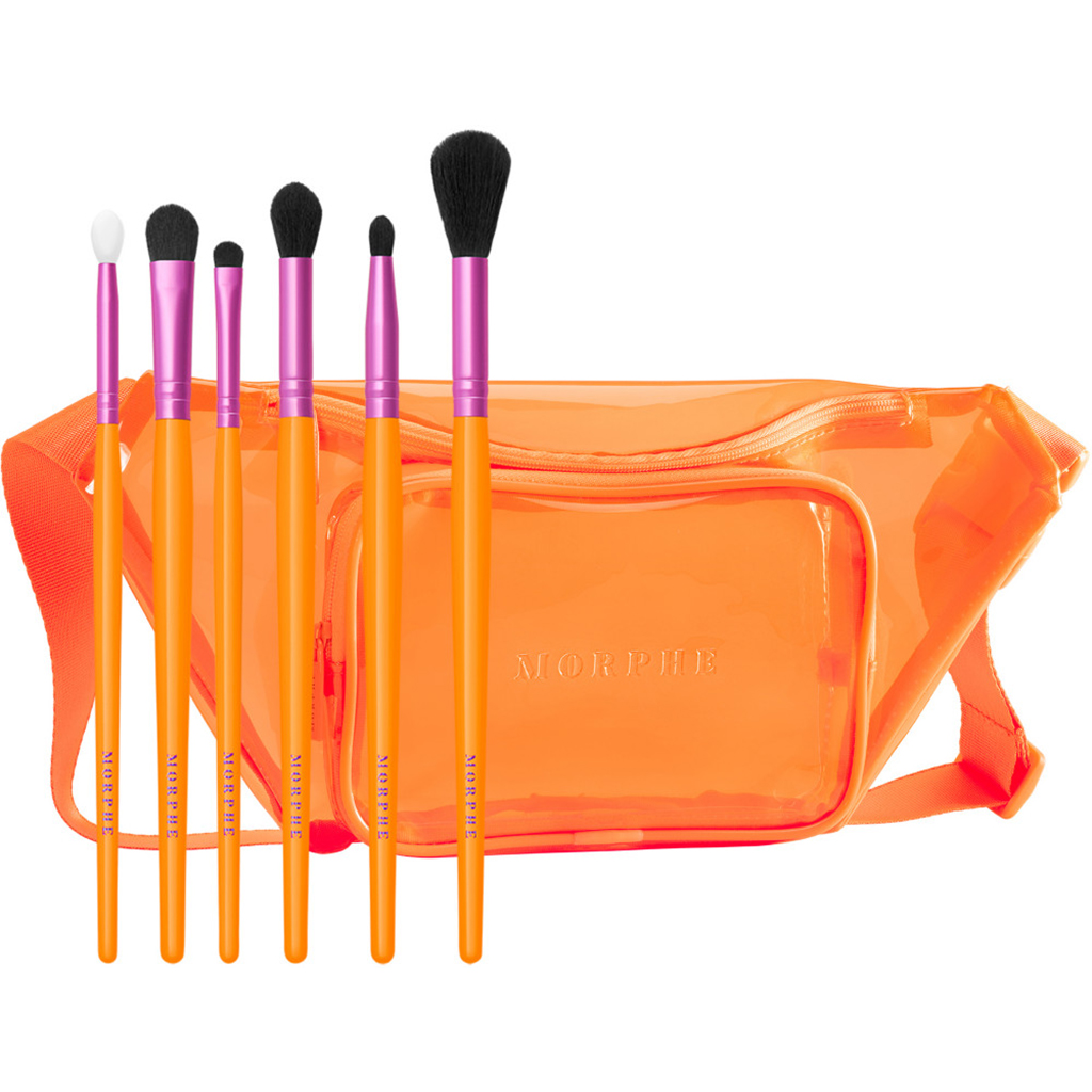 Morphe Vip Sweep By Saweetie 6-piece Brush Collection Belt Bag, Makeup Brushes