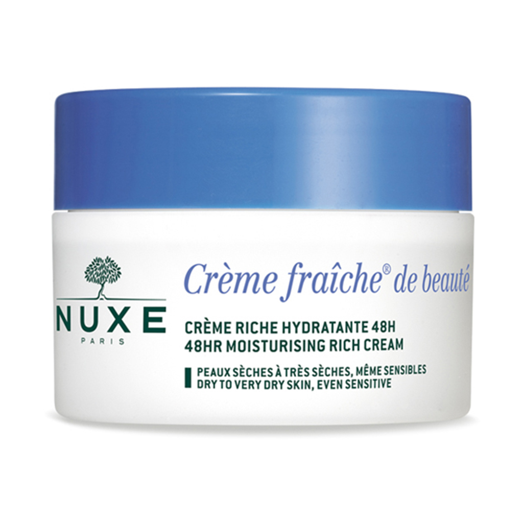 NUXE CREME FRAICHE DE BEAUTE RICH MOISTURISING 48H FOR DRY TO VERY DRY SKIN 50ML