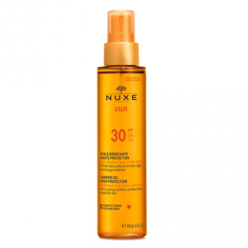 NUXE Sun Taning Oil Face And Body Spf30 150ml