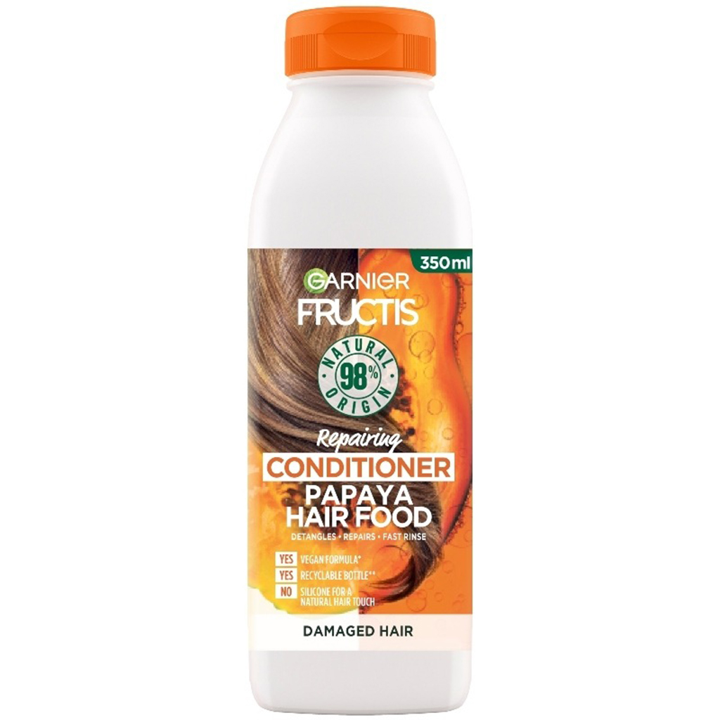 GARNIER CONDITIONER FRUCTIS PAPAYA HAIR FOOD 350ML %98