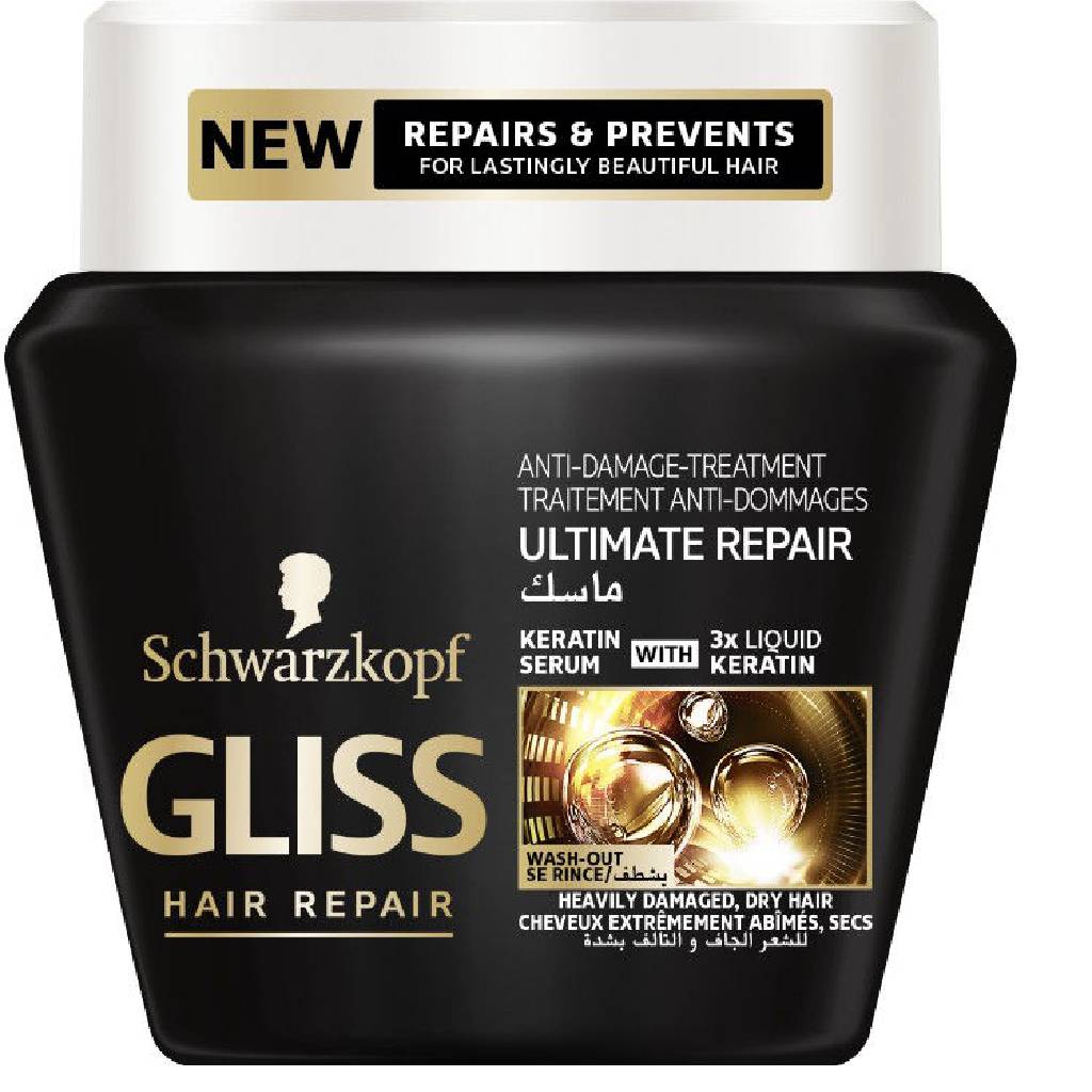 Gliss Hair Repair Ultimate Repair Anti Damage Treatment MASK , 300ml