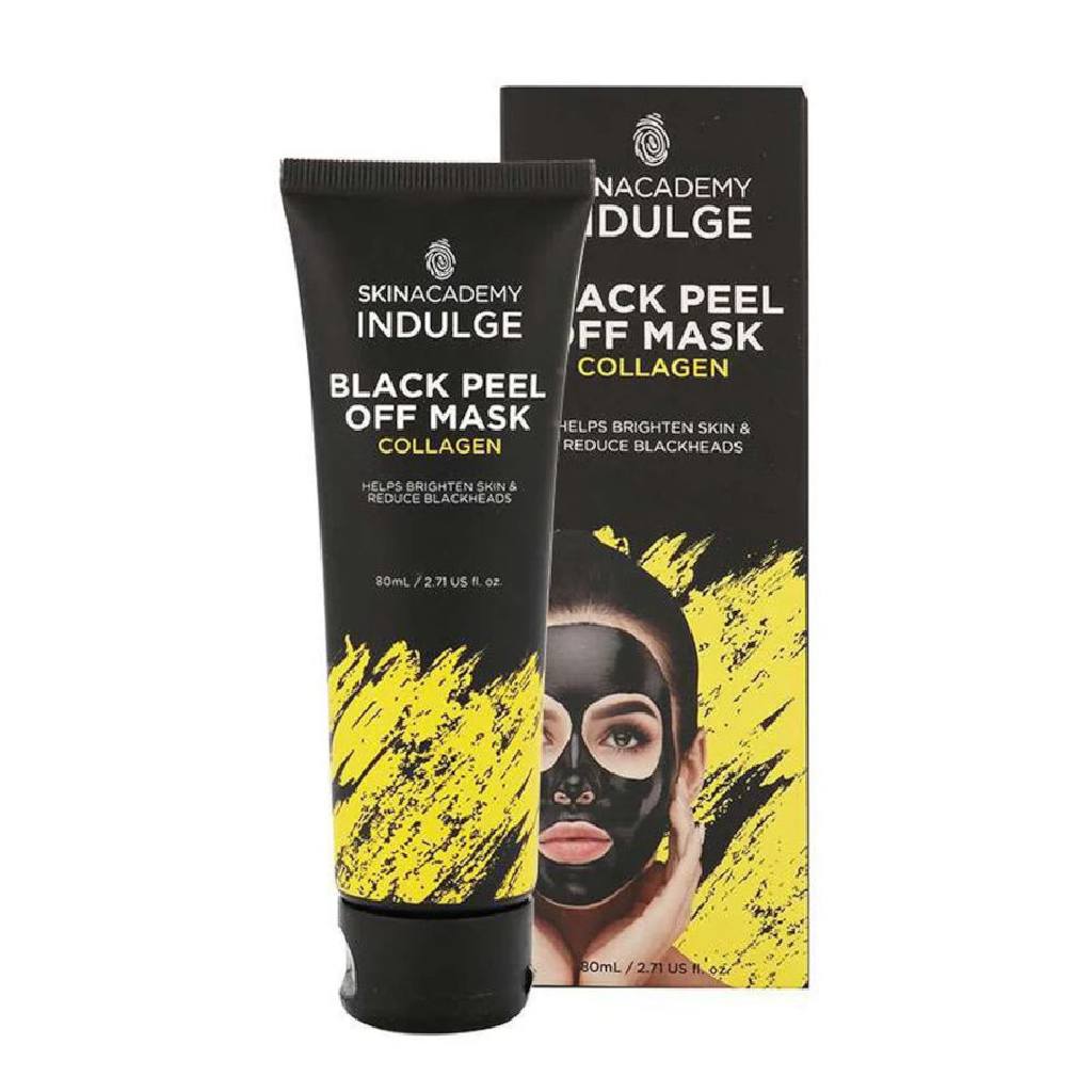 Skin Academy Indulge Black Peel Off Mask Collagen 80ml