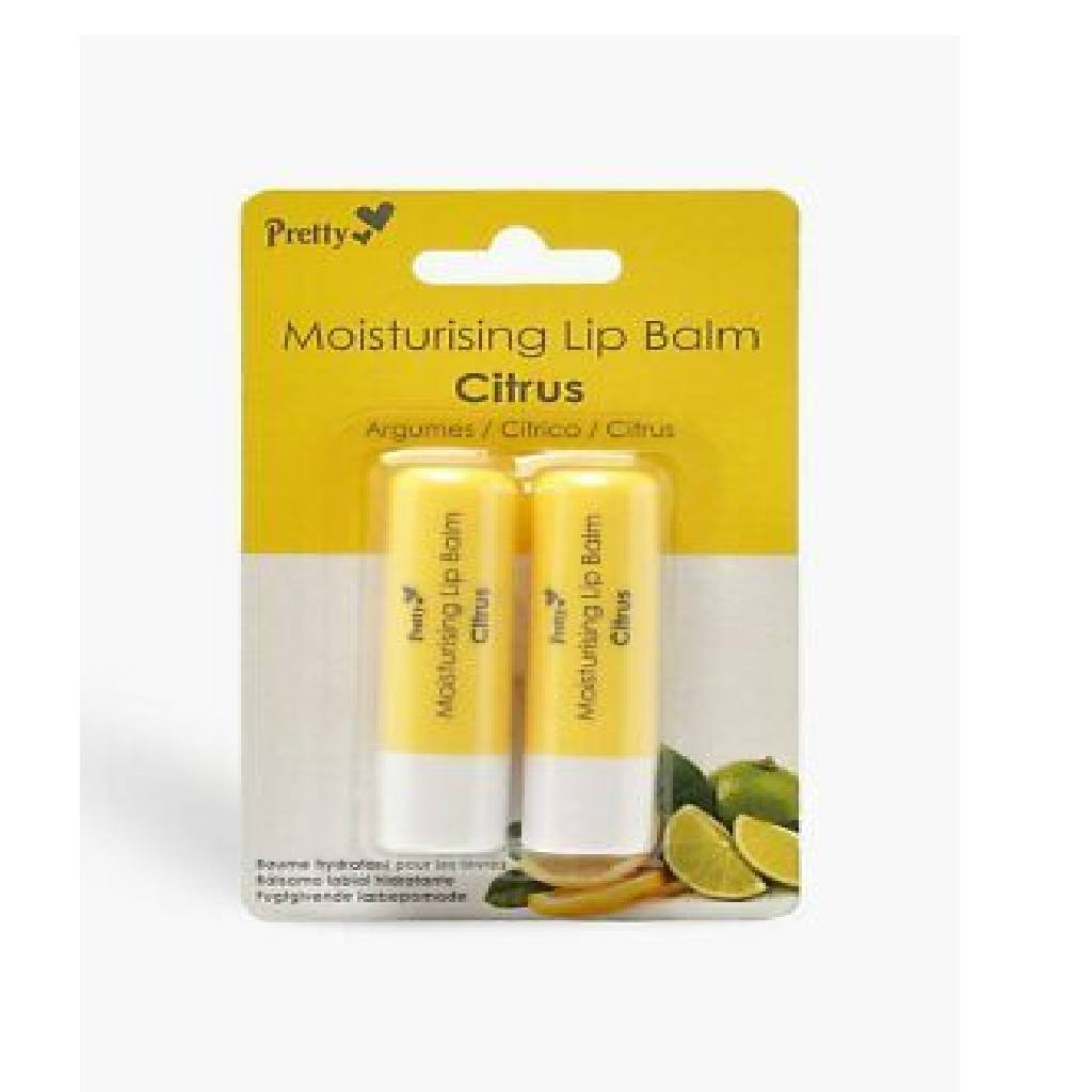 Moisturising Citrus Lip Balm X2 by Pretty