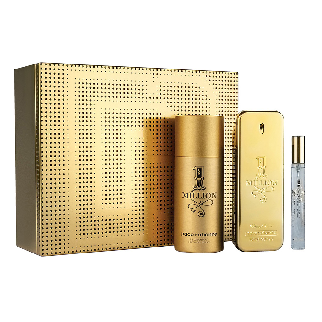 PACO RABANNE ONE MILLION SET EDT 100ML + DEO 150ML + MINI 10ML