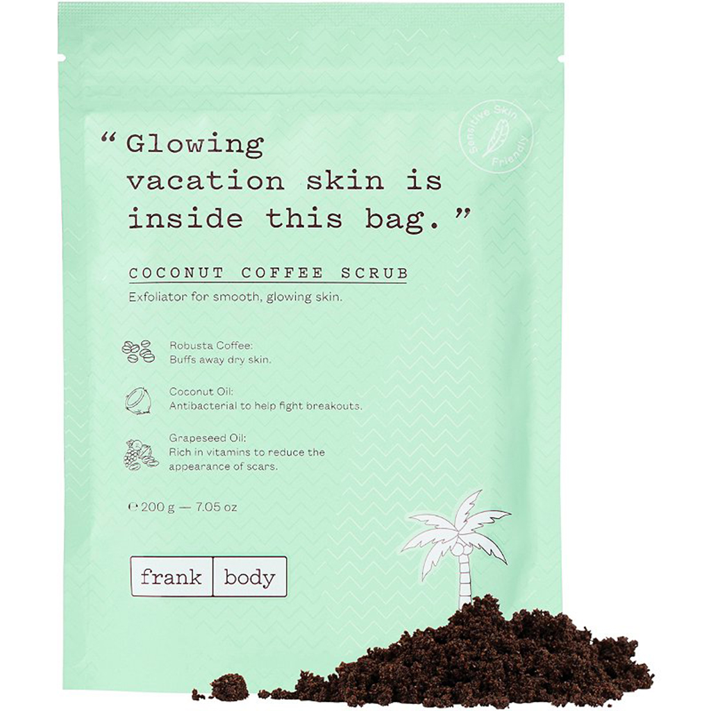 FRANK BODY COCONUT COFFEE SCRUB 100G