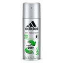 Adidas Dry & Cool 6 in 1 Deodorant Spray, 200 ml