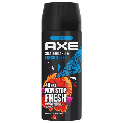 Axe Deodorant 150ML Skateboard & Fresh Roses
