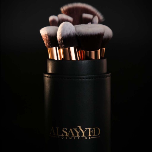 Alsayyed Cosmetics Golden Brushes 13 Pieces