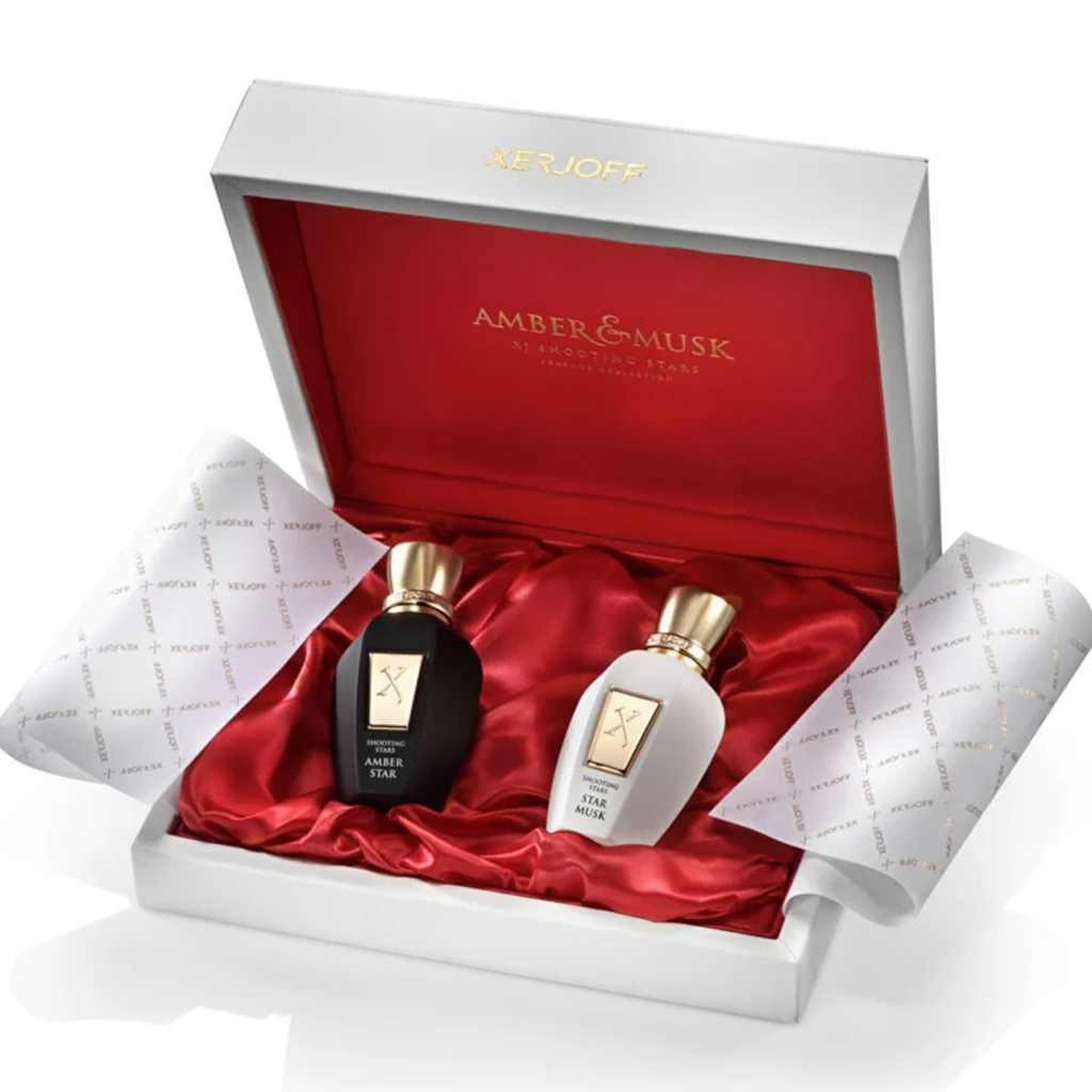 XERJOFF AMBER STAR &amp; STAR MUSK PARFUME SET 2X 50ML