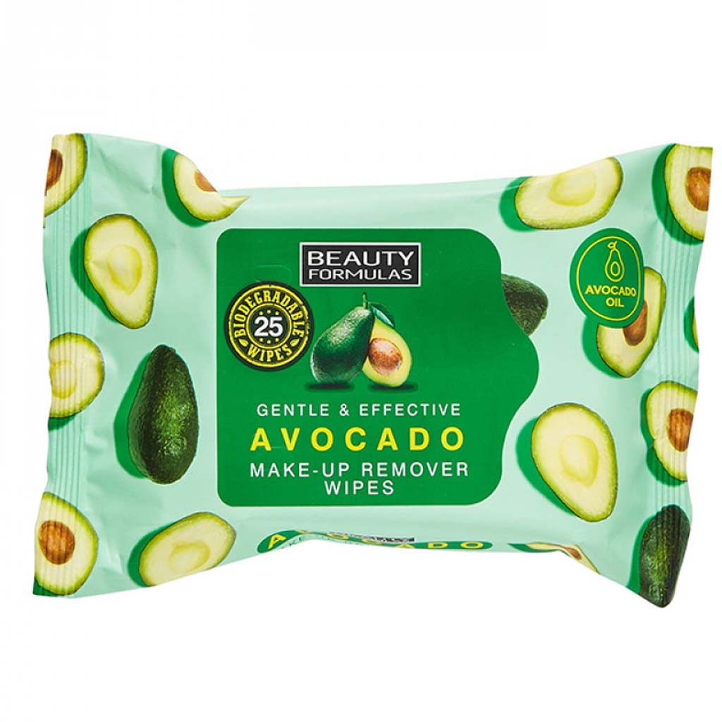 Beauty Formulas - Cleansing wipes with AVOCADO
