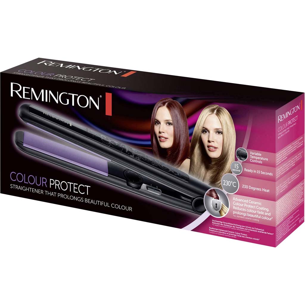 Remington S6300 Hair straightener Black, Purple